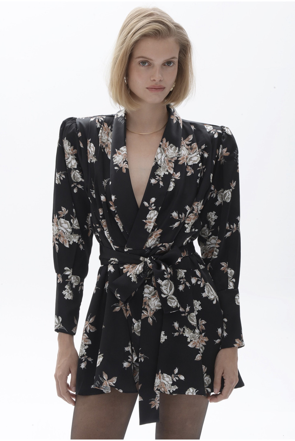 Zelma Mini Wrap Dress