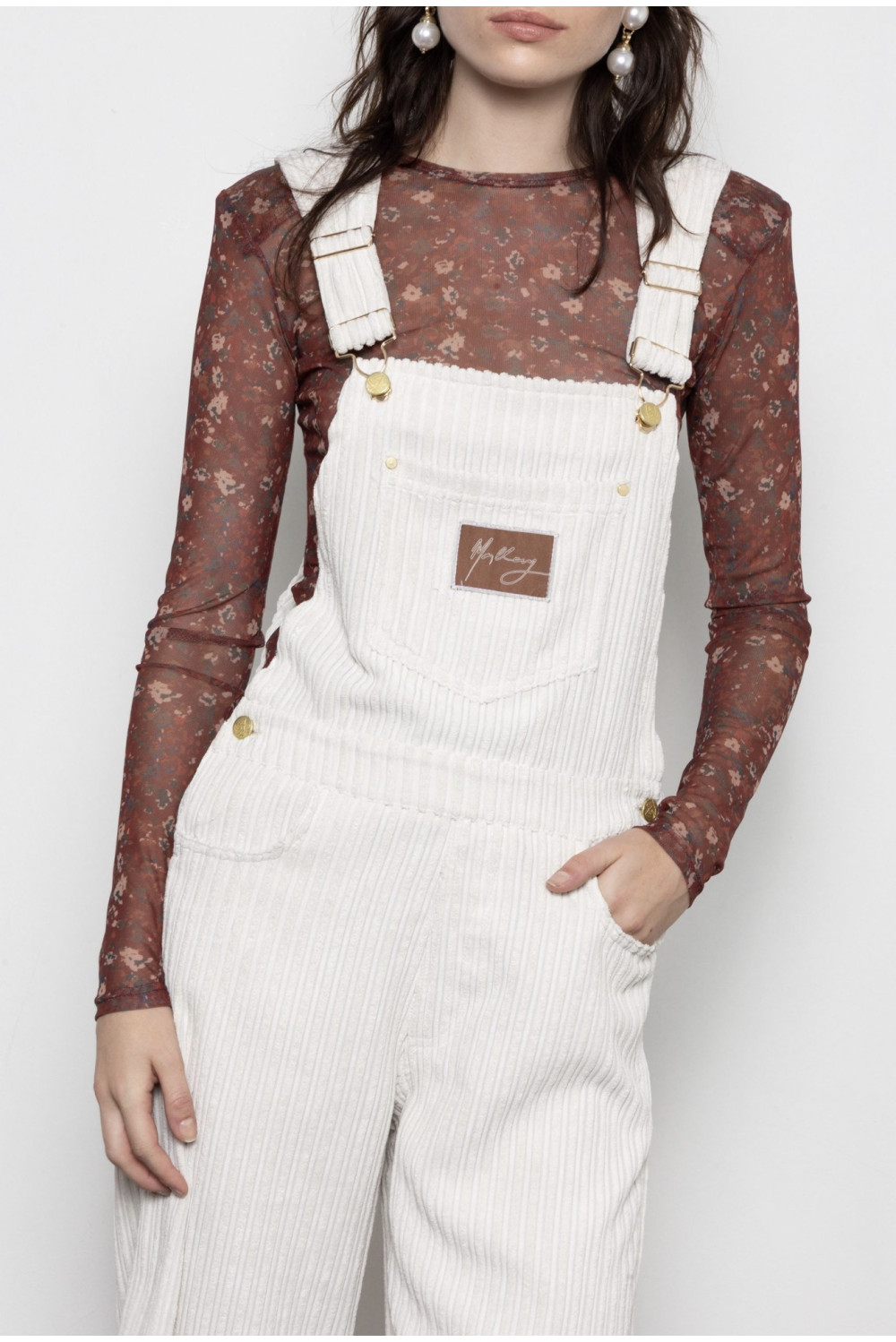 RODEA OFF-WHITE SALOPETTE