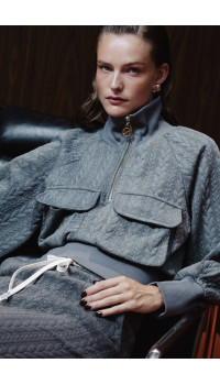 BACKSHOT GREY HOODIE