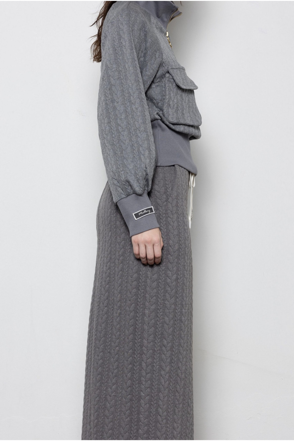 BACKSHOT GREY HOODIE