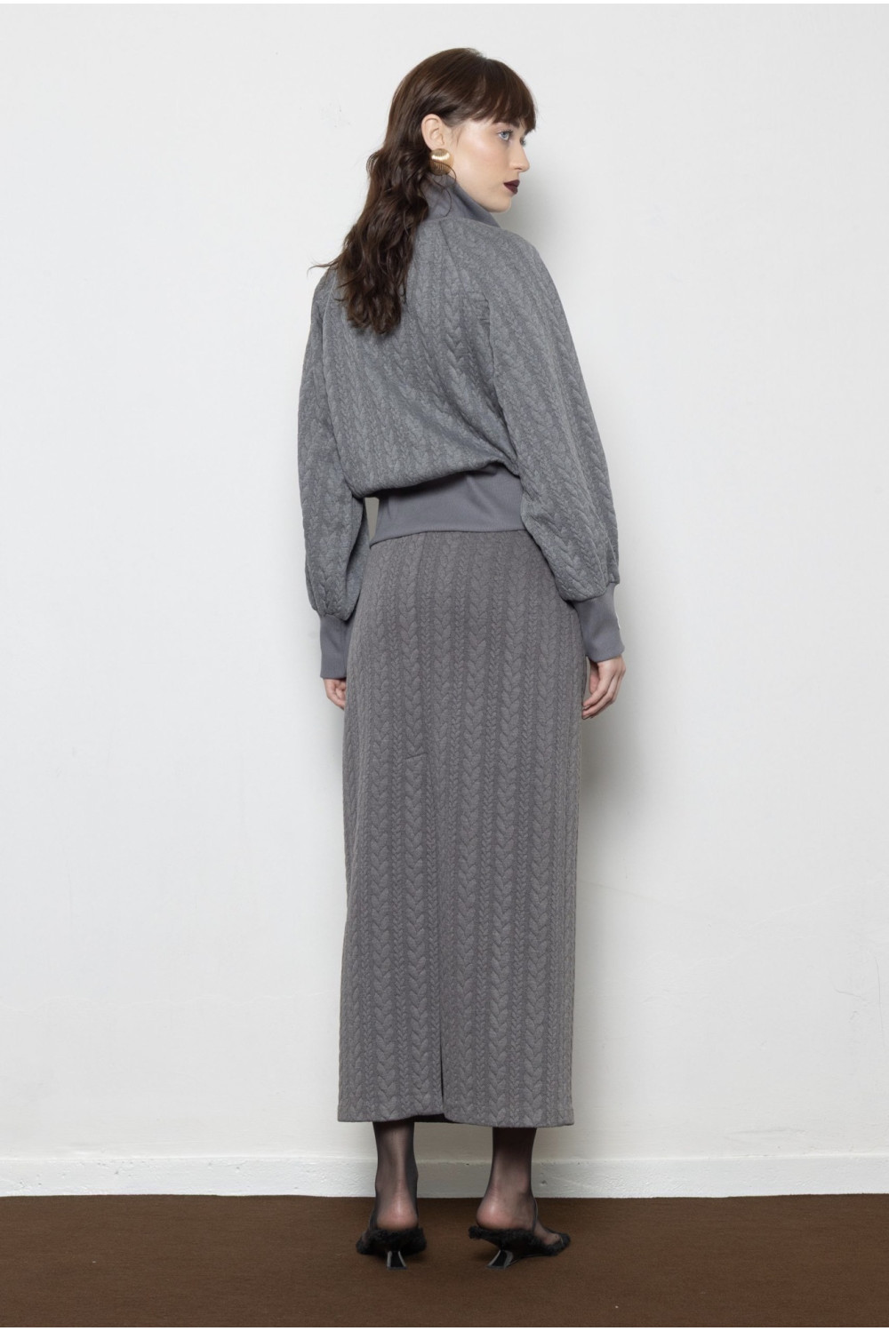 BACKSHOT GREY HOODIE