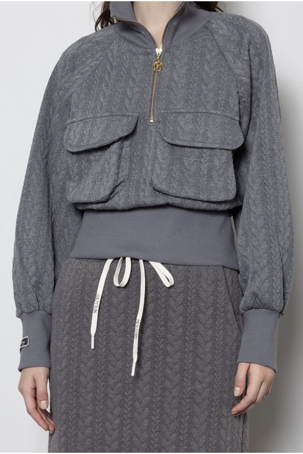 BACKSHOT GREY HOODIE