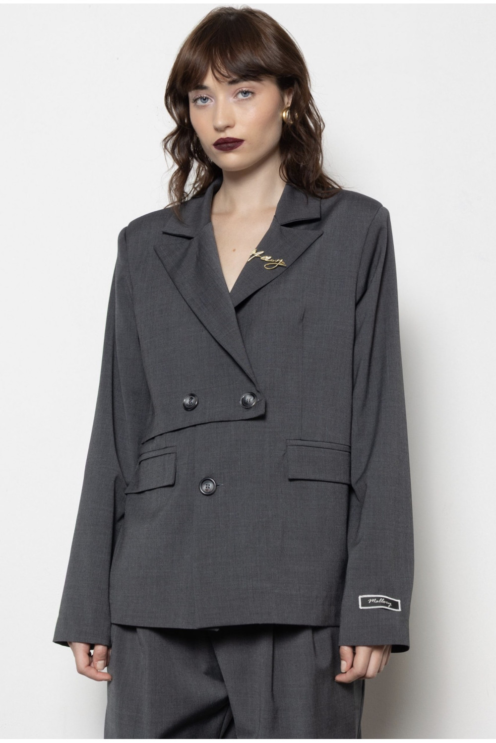 NOOR GREY BLAZER