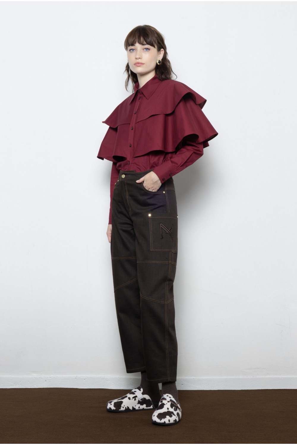 BARREL RACER BROWN DENIM