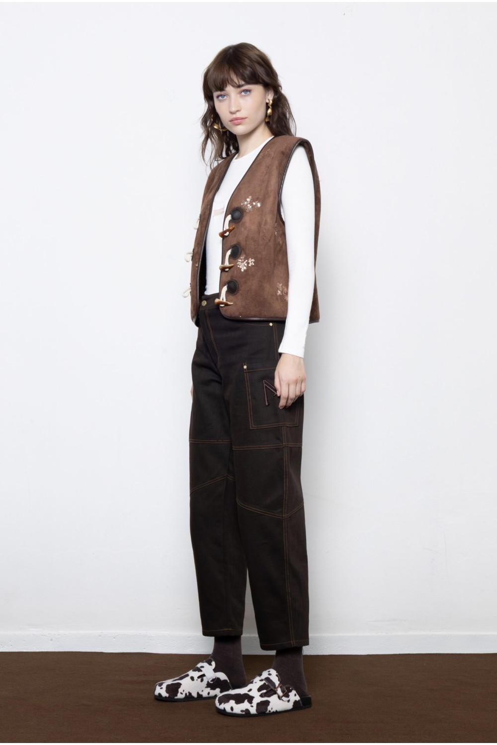 BARREL RACER BROWN DENIM