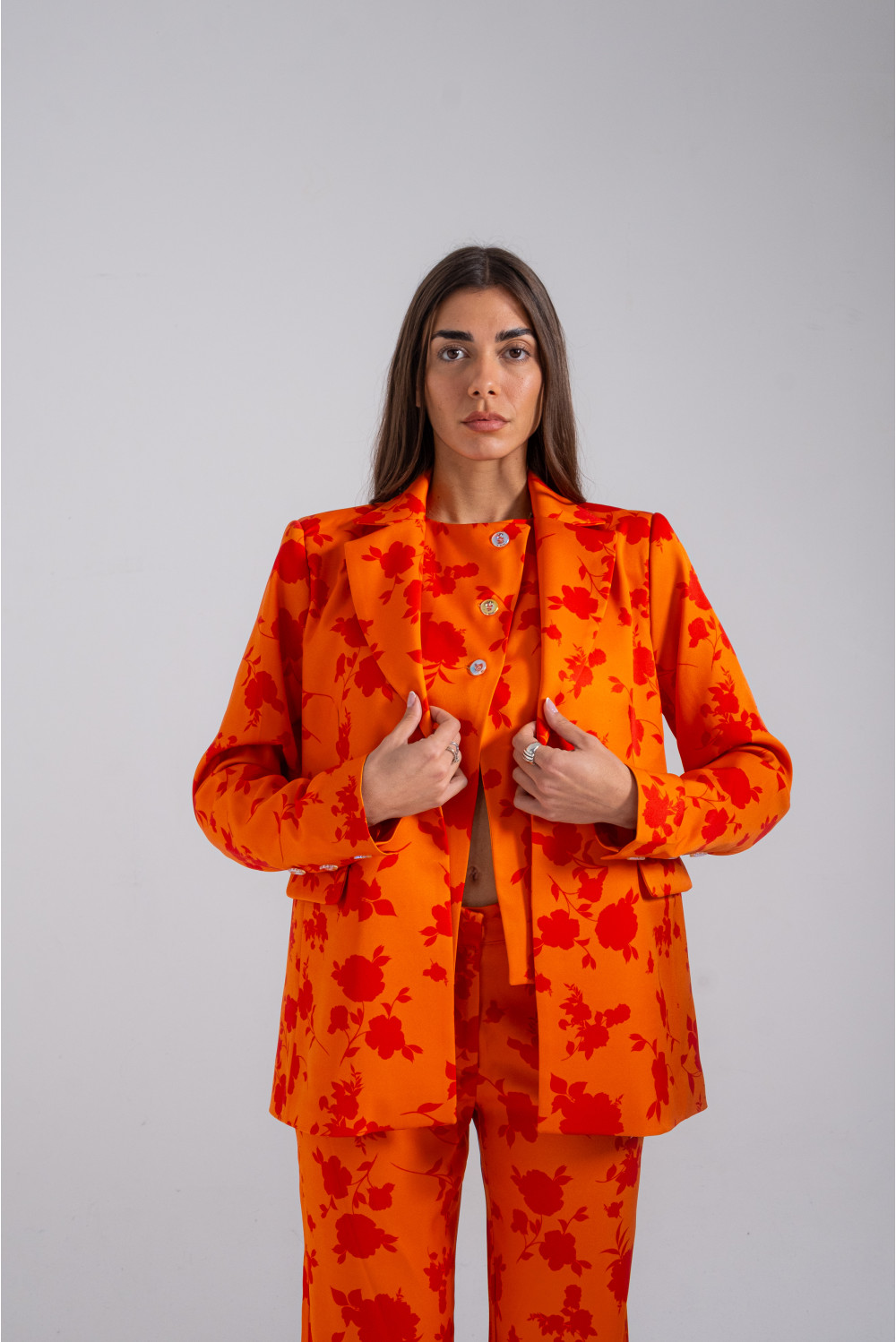 Flora Open-Back Blazer