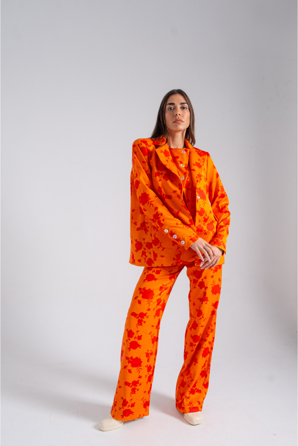 Flora Open-Back Blazer