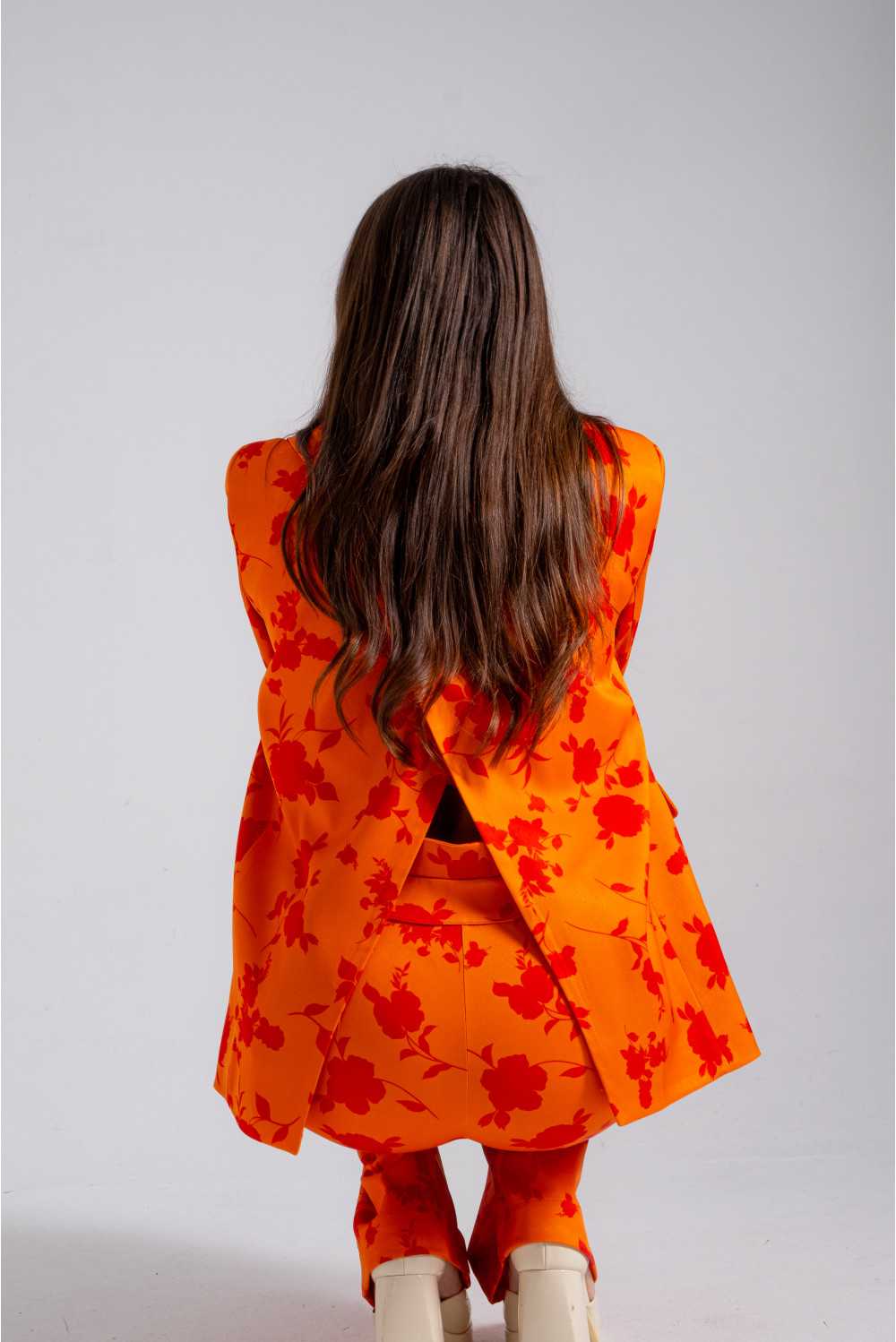 Flora Open-Back Blazer