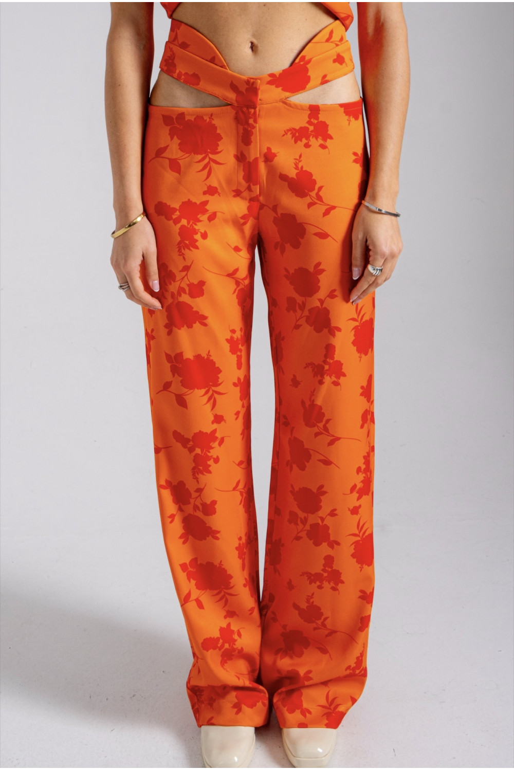 FLORA CUT-OUT PANTS