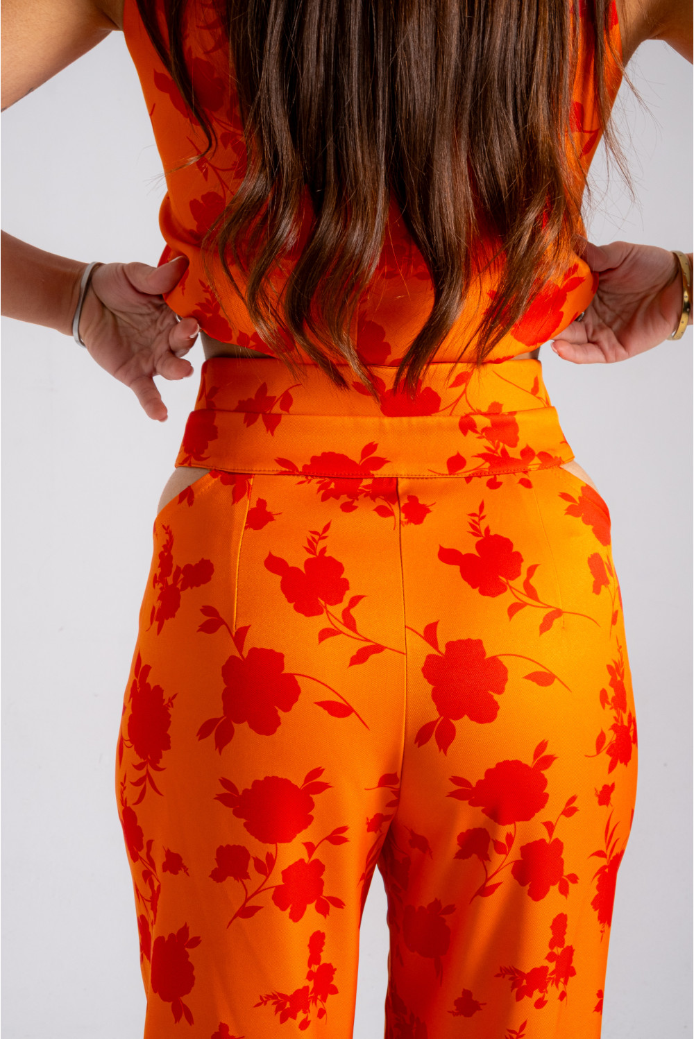 FLORA CUT-OUT PANTS