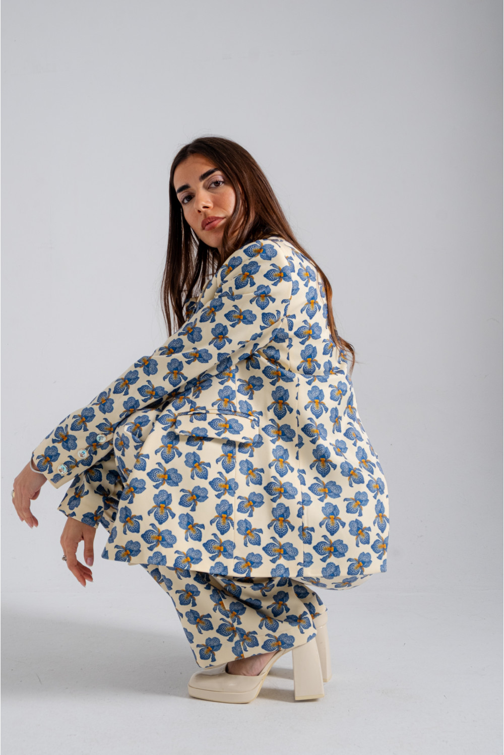 ORCHIDEA OPEN-BACK BLAZER