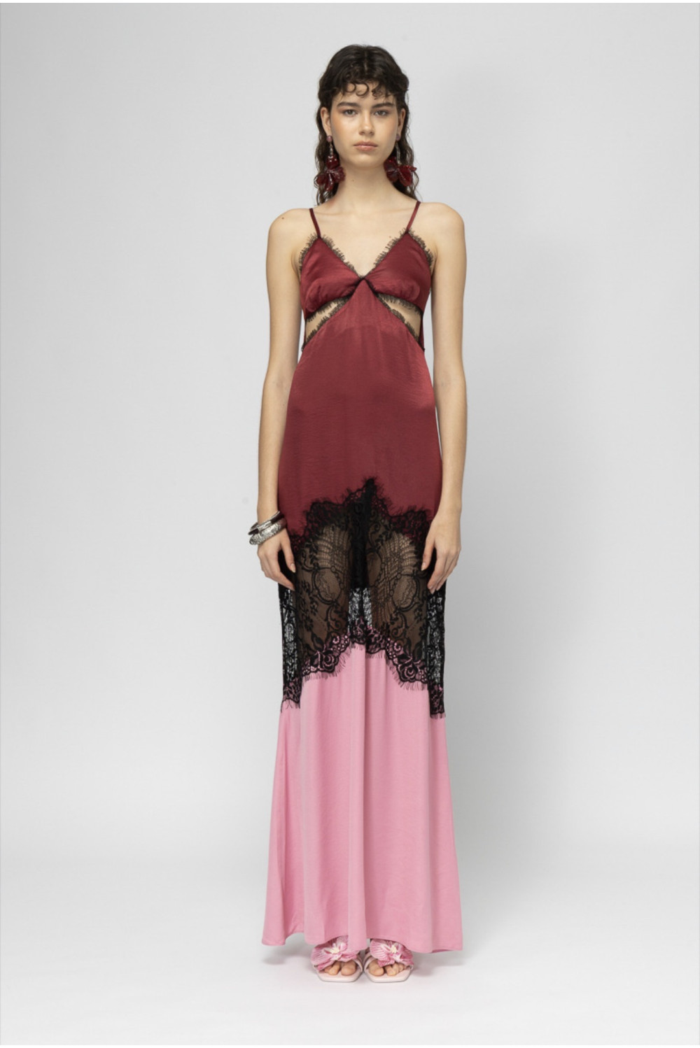 SAVAI BORDEAUX DRESS