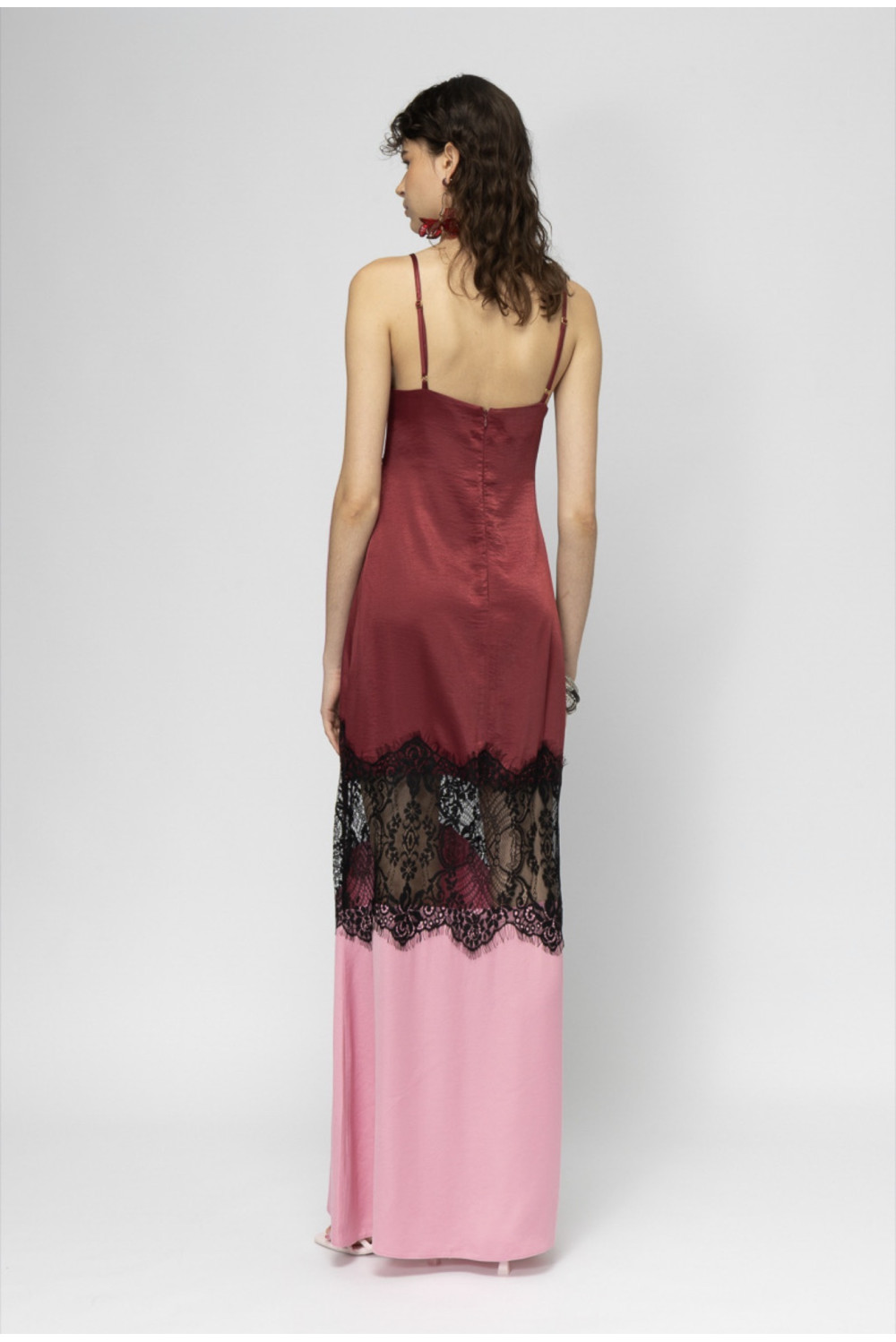 SAVAI BORDEAUX DRESS