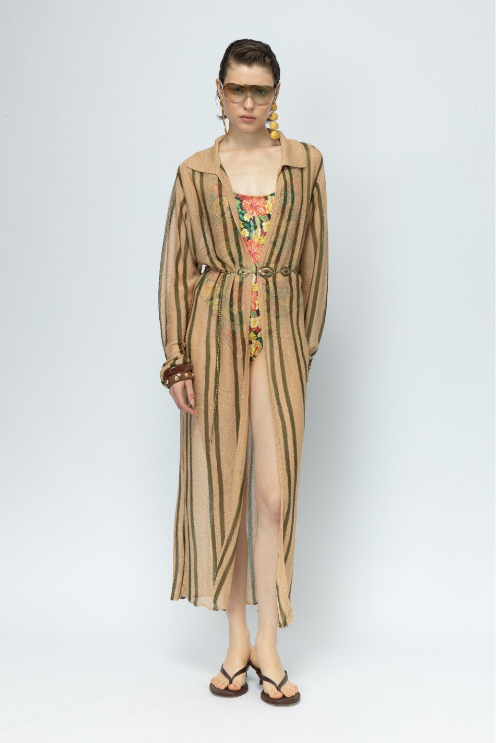 HOLIDAY CARDIGAN KNIT DRESS