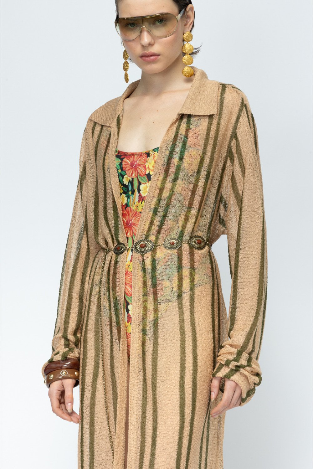 HOLIDAY CARDIGAN KNIT DRESS